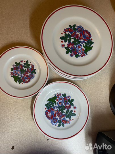 Набор из сервиза птицы ГДР