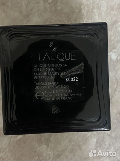 Lalique encre noire