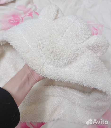 Шапка шарф с ушками y2k