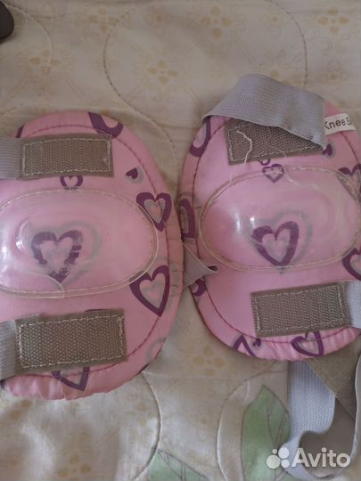 Шлем и защита для роликов на девочку