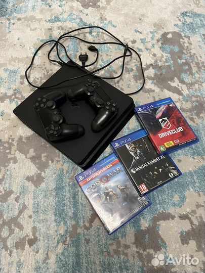 Sony PS4 slim +игры