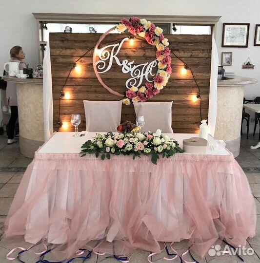 Обруч декоративный, свадебный декор