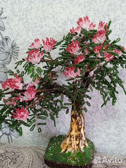 Деревья из бисера