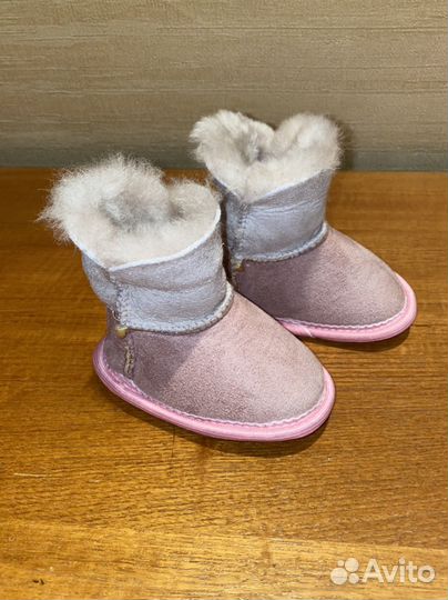 Чуни из овчины детские пинетки тапочки 18-20размер