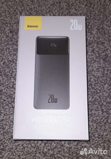 Внешний аккумулятор Baseus 10,20,30ah 20,65,100W