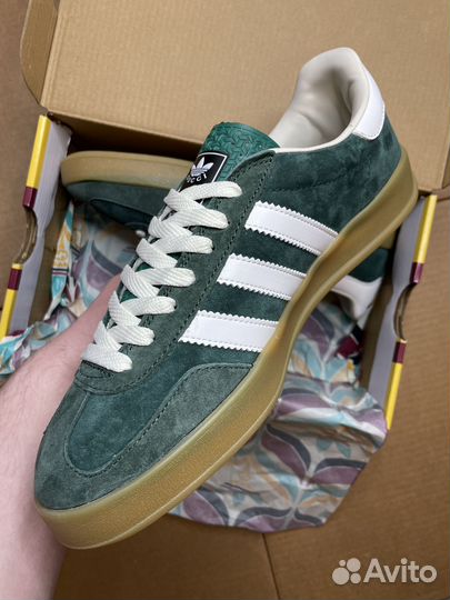 Кеды Adidas Gazelle x Gucci для стильных