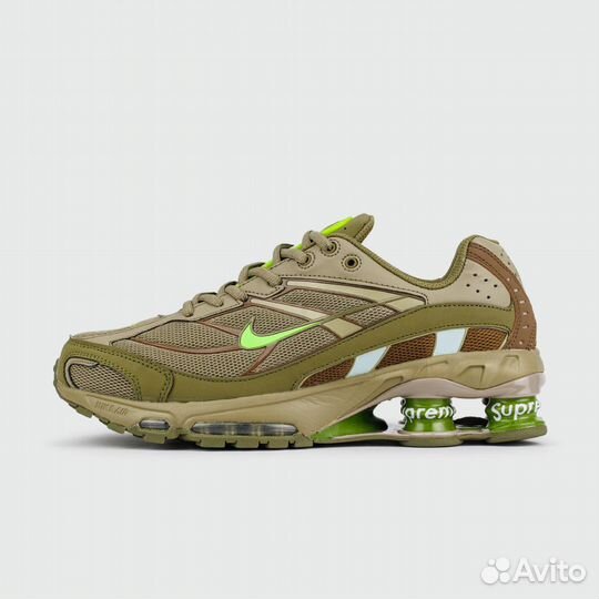 Кроссовки Nike Shox Ride 2 x Supreme Green