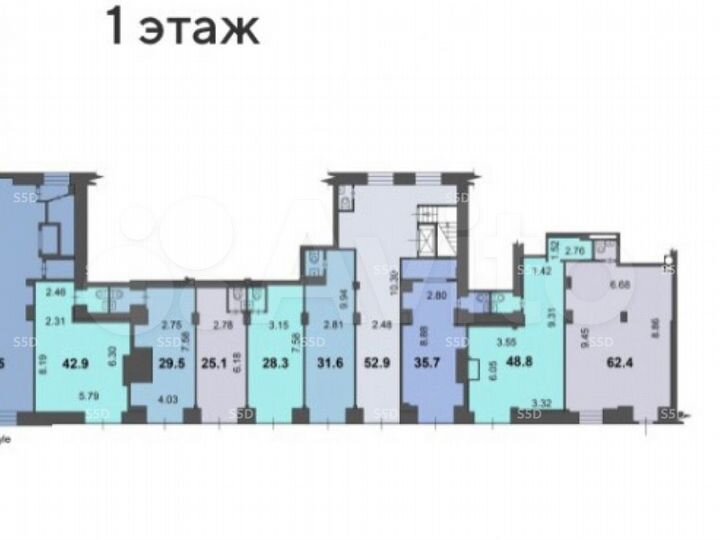 Сдам помещение свободного назначения, 35.7 м²