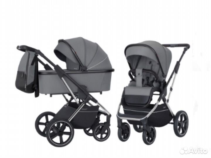Коляска 2 в 1 Carrello Aurora Серый