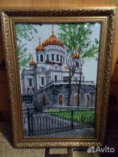 Картина вышитая крестом