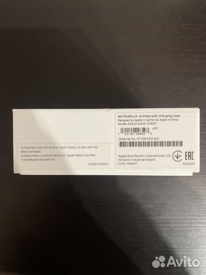 Наушники apple airpods 2(оригинал)