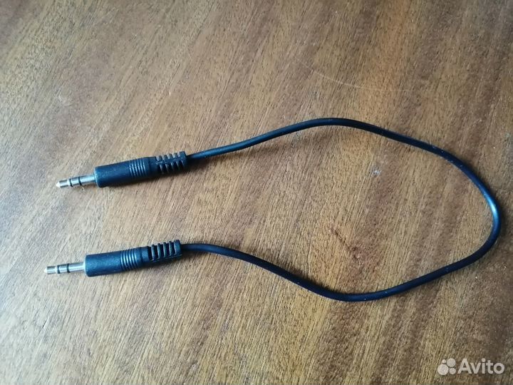 Аудиокабель 3,5mm jack - 3,5mm jack, длина 0.3 м