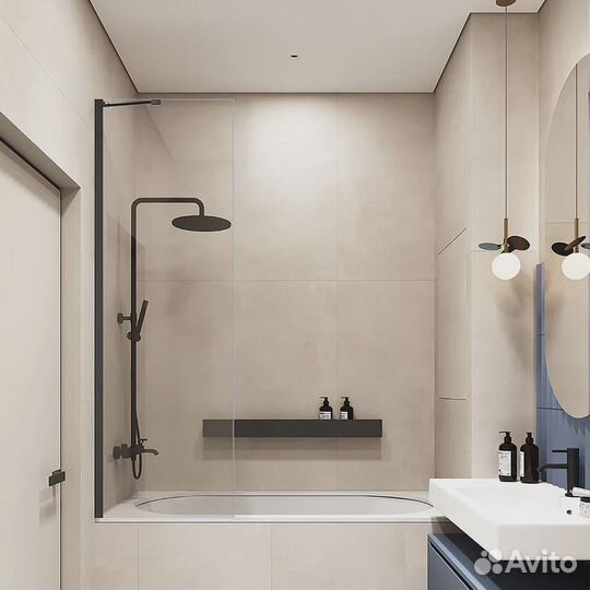 Veconi PL84B-90-01-C7 Шторка на ванну