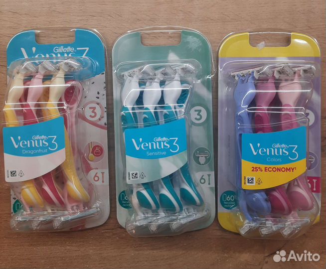 Бритва женская Gilette Venus 6 шт (Польша)