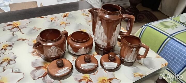 Чайный сервиз из глины