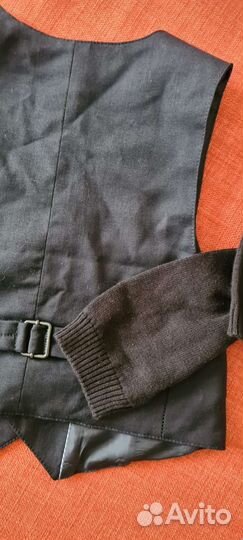 Жилет zara синий