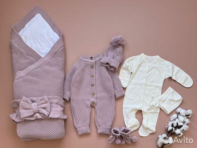 Набор на выписку новорожденного из 5 предметов