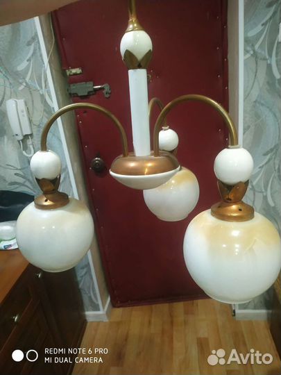 Люстра потолочная бу