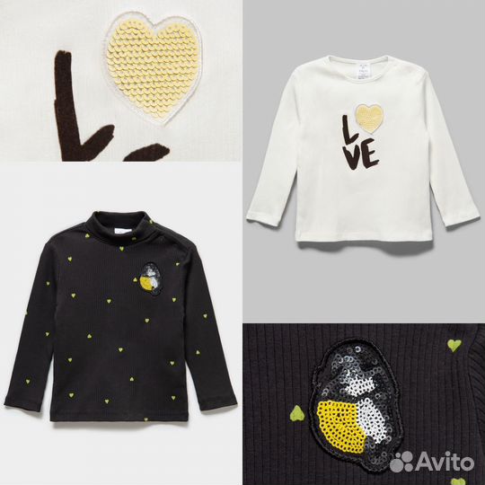 Комплект вещей на девочку легинсы водолазки 80