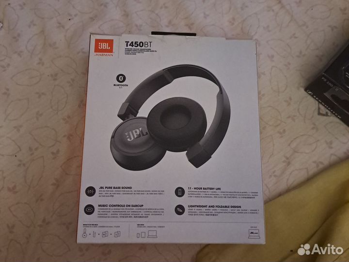 Беспроводные наушники jbl t450bt