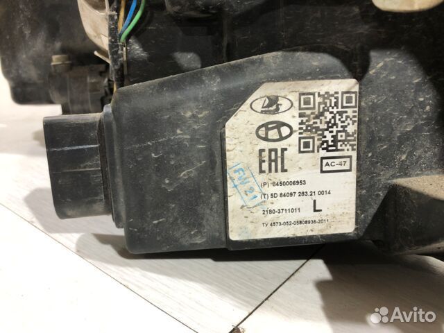 Фара левая LADA vesta