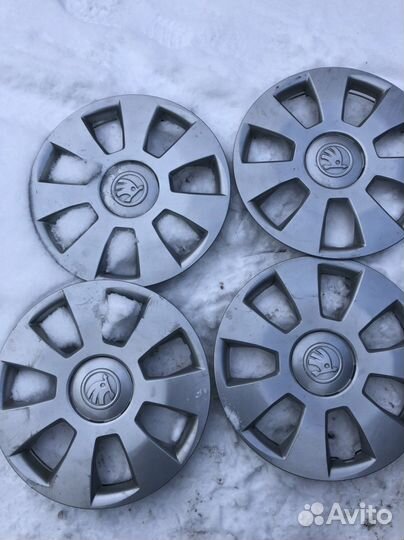 Колпаки колес skoda r15