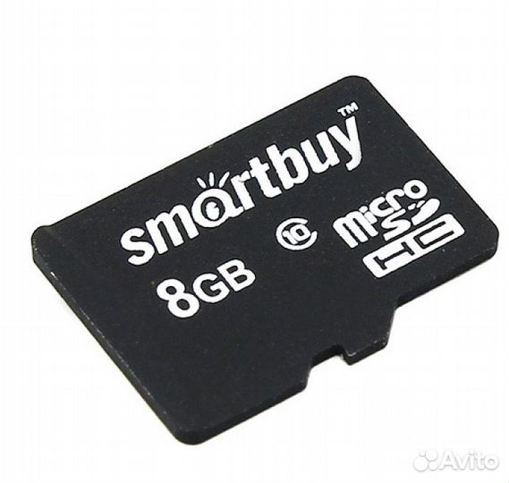 Карта памяти MicroSD 8GB Smart Buy Class 10