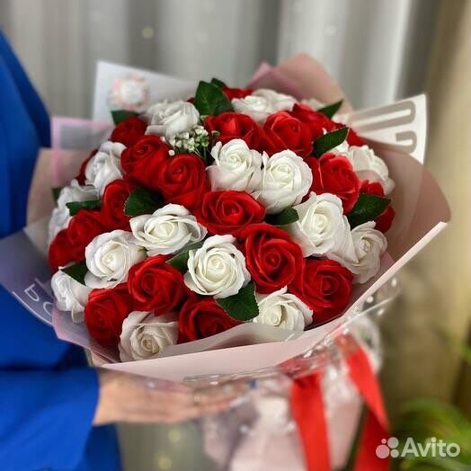 Цветы мыльная Роза