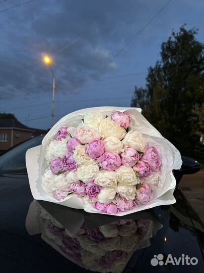 Пионы, букет из пионов с доставкой
