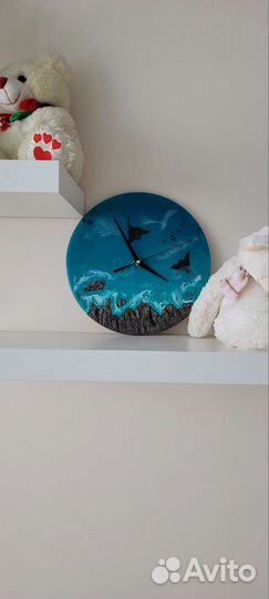 Часы из эпоксидной смолы