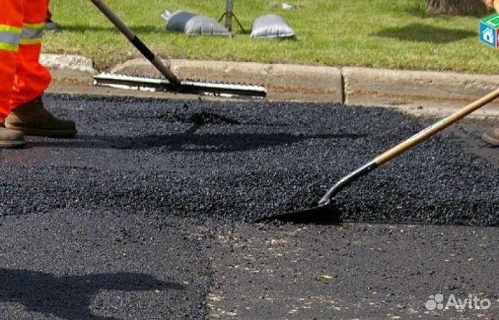 Асфальтирование и благоустройство территории