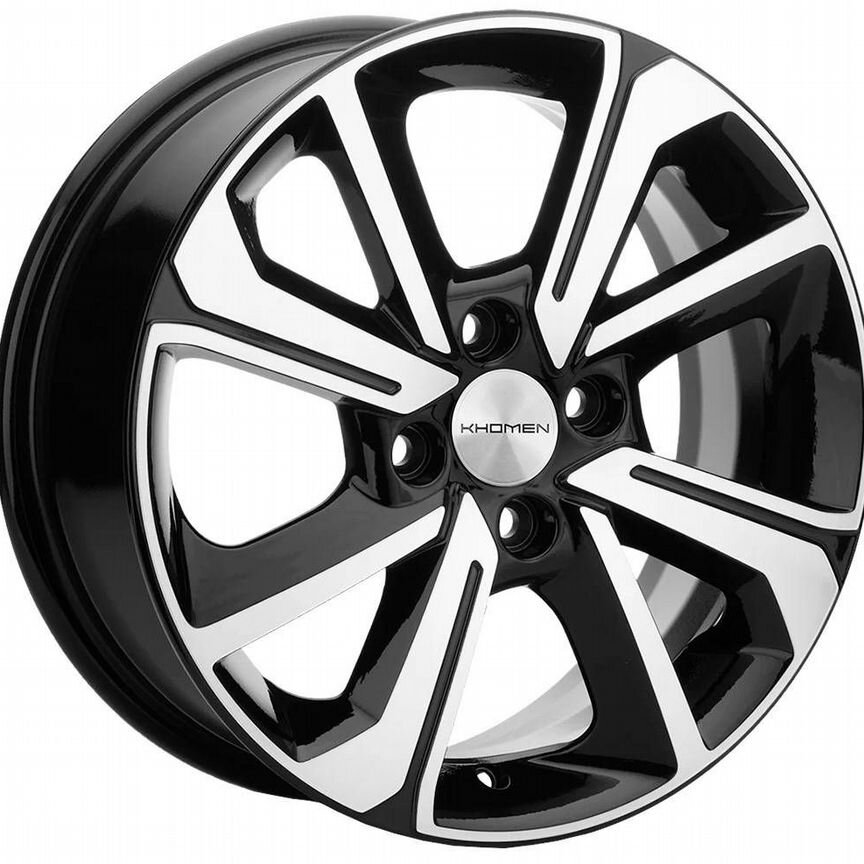 Диски Khomen KHW1501 6x15 4x100 ET40 D60.1 Black-FP