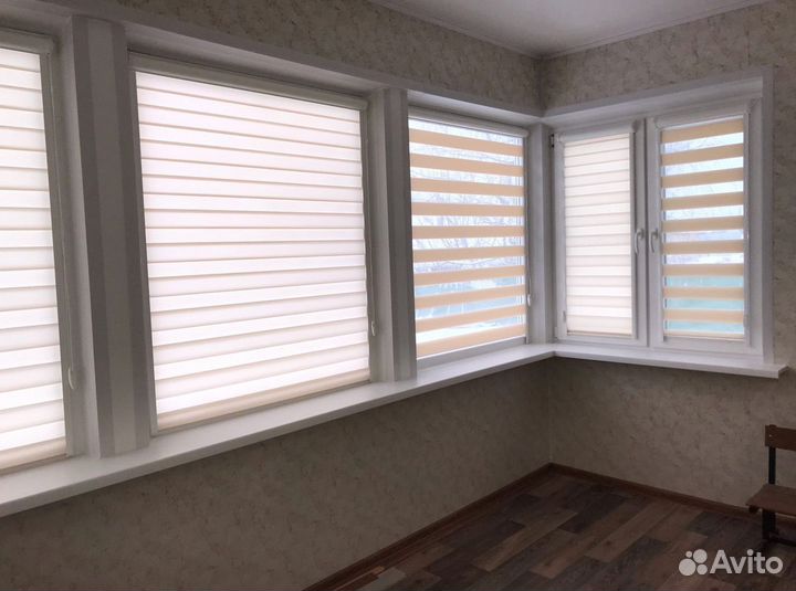 Рулонные шторы день, ночь