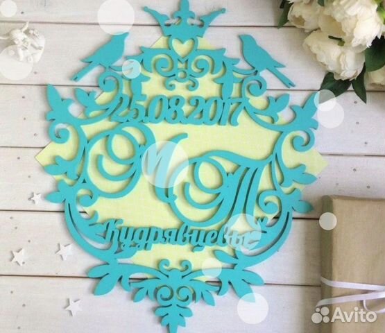 Монограмма на свадьбу