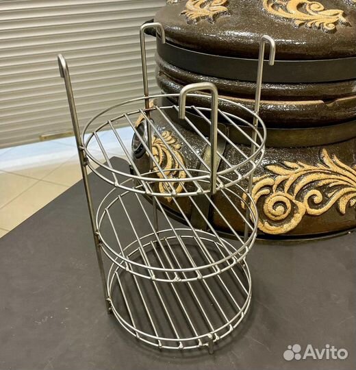 Этажерка для тандыра (Усиленная, с бортиками)