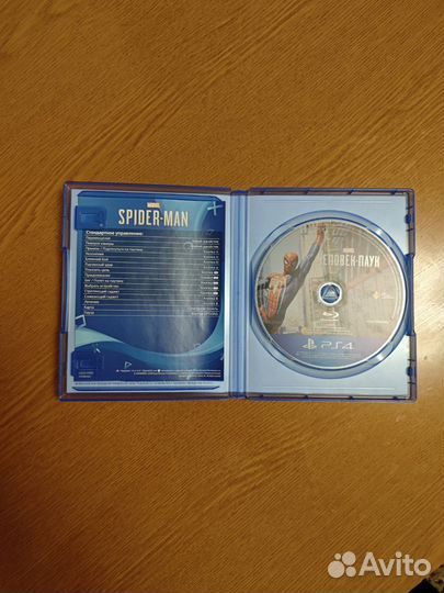 Диски на ps4 Человек Паук игра года часть первая