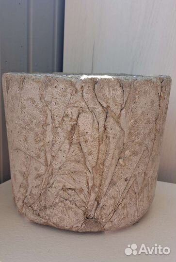 Кашпо для цветов из цемента
