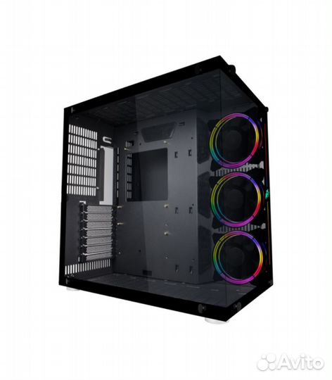Корпус 1stplayer steampunk SP8 SP8-G3, черный