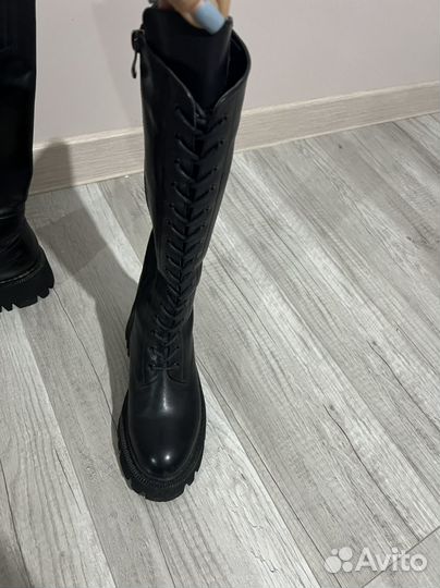 Сапоги женские натуральная кожа 37 зимние