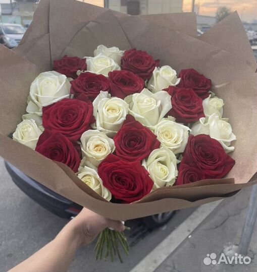 Розы 101 51 букет 25 31 75 доставка