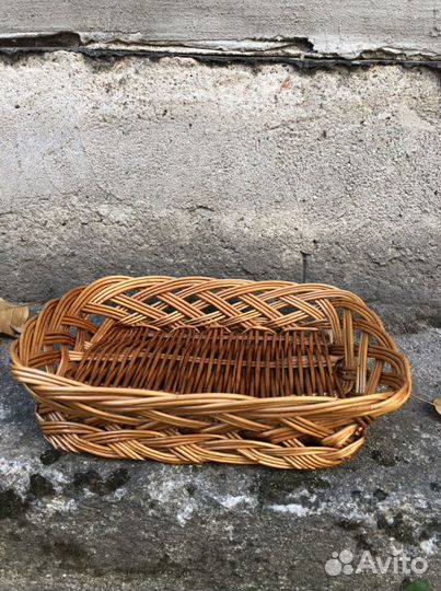 Корзины плетеные деревянные в ассортименте