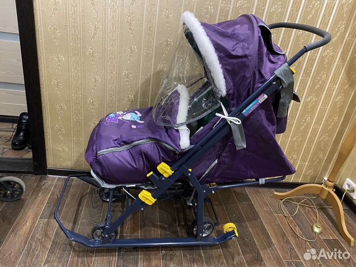 Санки-коляска