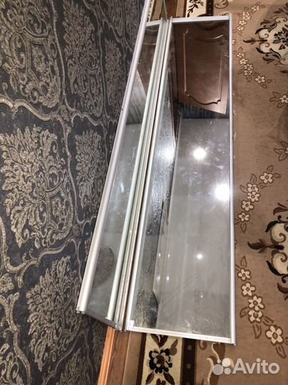 Двери купе зеркальные бу