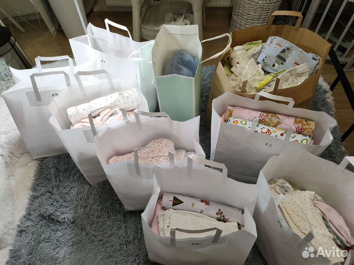 Детские вещи пакетом для девочек от 0 до 4 месяцев