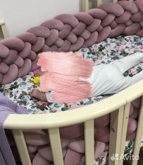 Бортик косичка