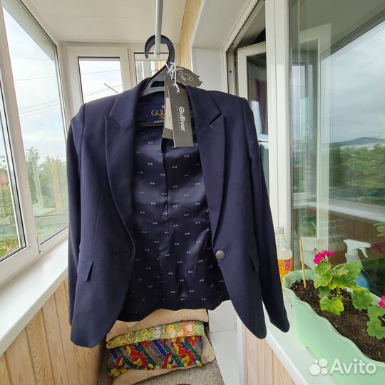 Пиджак школьный для мальчика 134