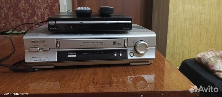 Видеомагнитофон & двд плеер
