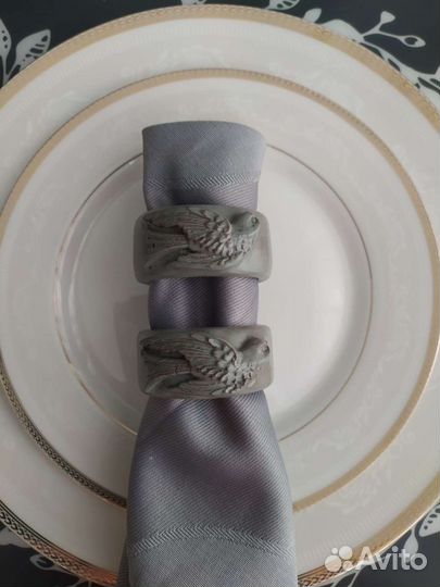 Керамические кольца для салфеток. Керамика. К