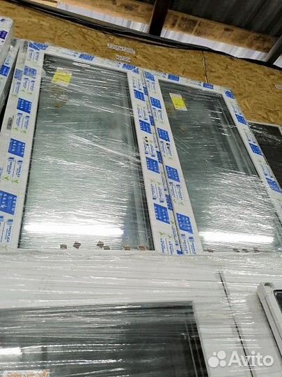 Готовые пластиковые окна 1501х1001 мм