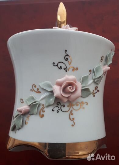 Фарфор.Авторская работа.Шкатулка